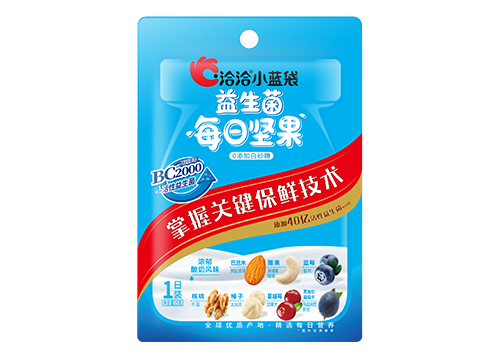AG真人平台小蓝袋益生菌每日坚果